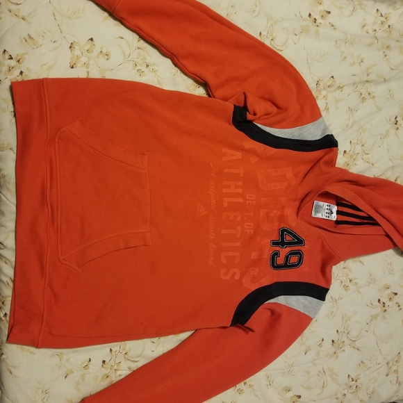 Orange adidas hoodie - Picture 1 of 4